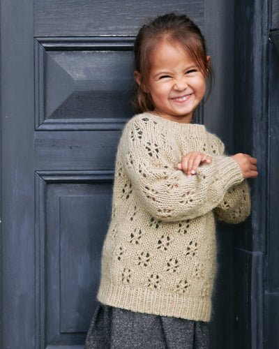 Pizza Sweater – Strickanleitung & Garnpaket
