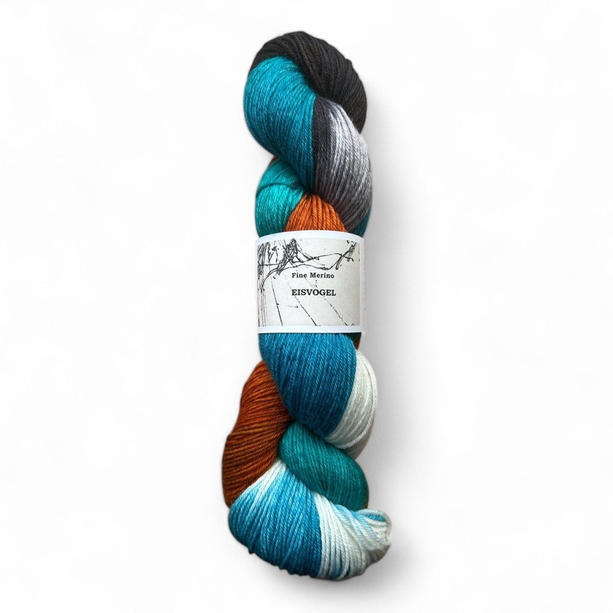 Atelier Franziska Uhl Fine Merino Sock - BONIFAKTUR - Eisvogel - Atelier Franziska Uhl Atelier Franziska Uhl Fine Merino Sock Eisvogel