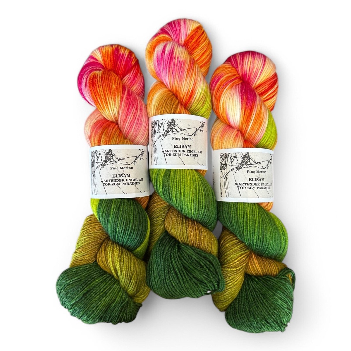 Atelier Franziska Uhl Fine Merino Sock - BONIFAKTUR - Elisam - Wartender Engel am Tor zum Paradies - Atelier Franziska Uhl Atelier Franziska Uhl Fine Merino Sock Elisam - Wartender Engel am Tor zum Paradies