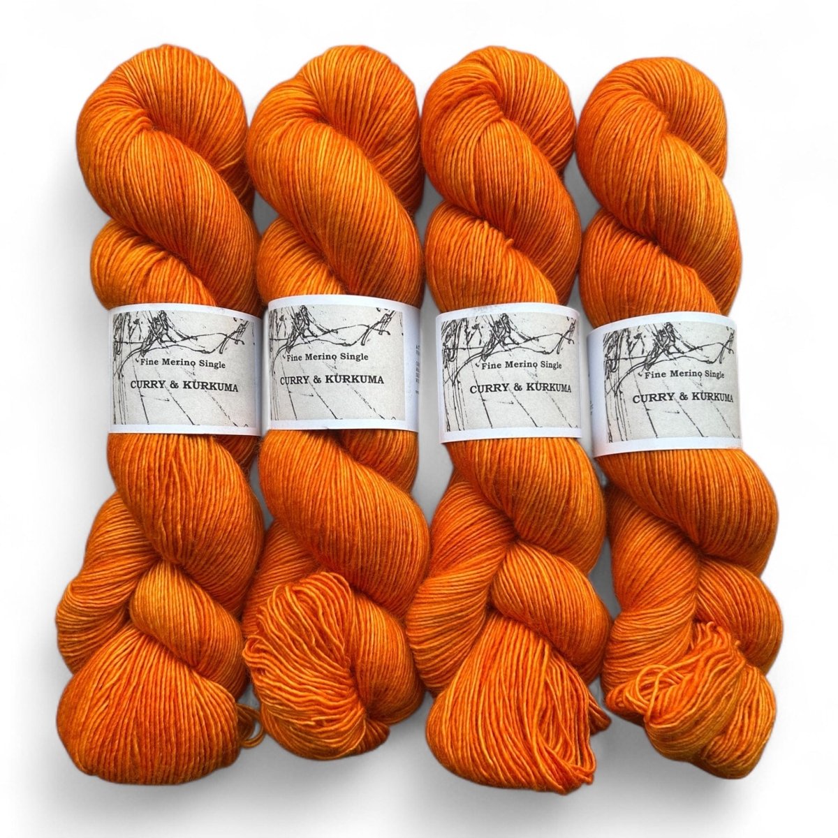 Atelier Franziska Uhl Merino Singles - BONIFAKTUR - Curry & Kurkuma - Atelier Franziska Uhl Atelier Franziska Uhl Merino Singles Curry & Kurkuma