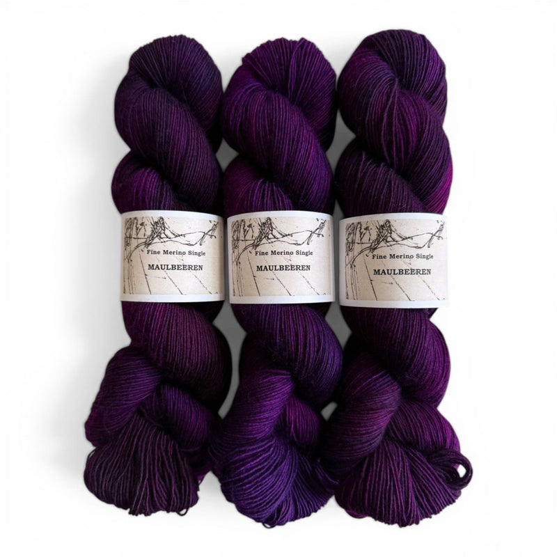 Atelier Franziska Uhl MERINO SINGLES - BONIFAKTUR - Maulbeeren - Atelier Franziska Uhl MERINO SINGLES
