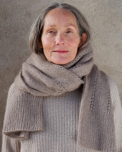 Écharpe Fern – Modèles de Tricot & kit de fil