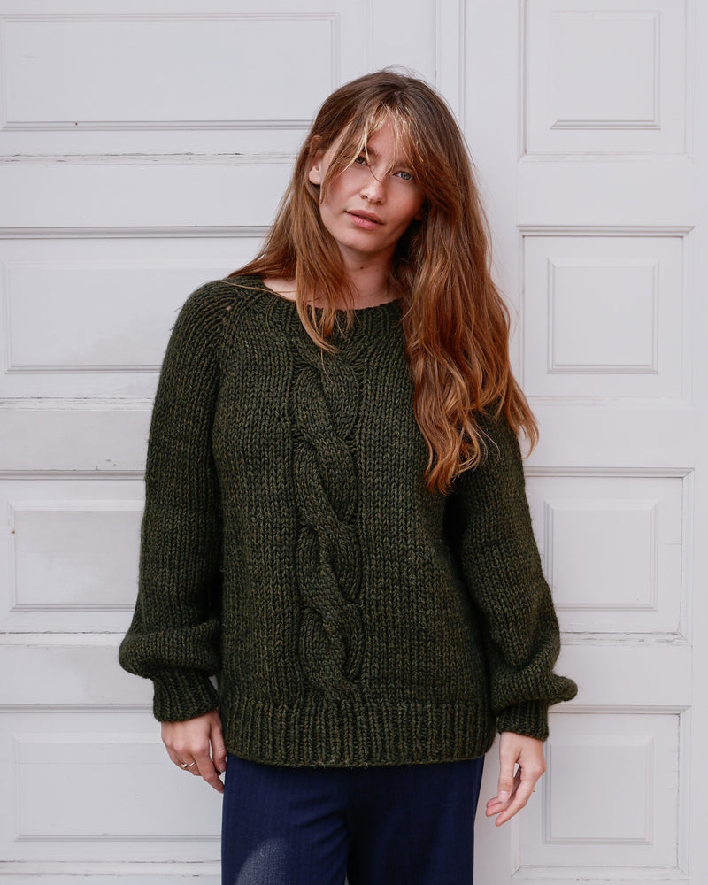 Morning Glory Sweater – Strickanleitung & Garnpaket