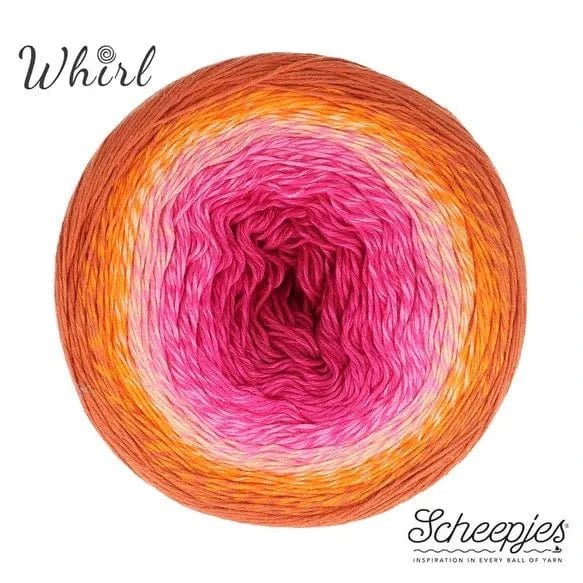 Scheepjes Cotton Whirl - BONIFAKTUR - 703 Sugary Sunset - Scheepjes Scheepjes Cotton Whirl 703 Sugary Sunset