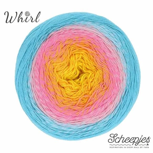 Scheepjes Cotton Whirl - BONIFAKTUR - 719 Fields Of Nectar - Scheepjes Scheepjes Cotton Whirl 719 Fields Of Nectar