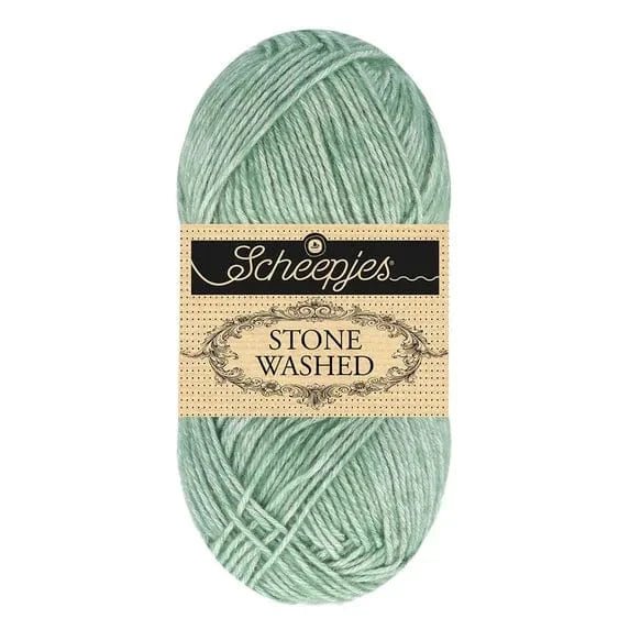 Scheepjes Stone Washed - BONIFAKTUR - 848 Soft Epidote - Scheepjes Scheepjes Stone Washed 848 Soft Epidote
