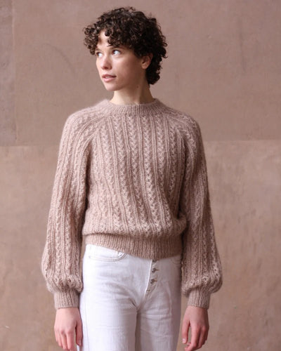 Pull gaufré – Modèles de Tricot & kit de fil