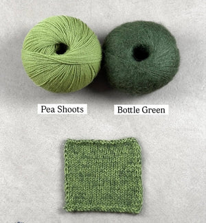 Pea Shoots mit Bottle Green