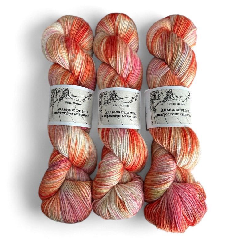 Atelier Franziska Uhl Fine Merino Sock - BONIFAKTUR - Areignée De Mer - Bretonische Merrspinne - Atelier Franziska Uhl Fine Merino Sock