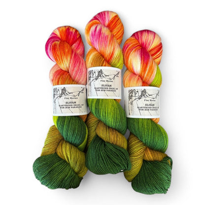 Atelier Franziska Uhl Fine Merino Sock - BONIFAKTUR - Elisam - Wartender Engel am Tor zum Paradies - Atelier Franziska Uhl Atelier Franziska Uhl Fine Merino Sock Elisam - Wartender Engel am Tor zum Paradies