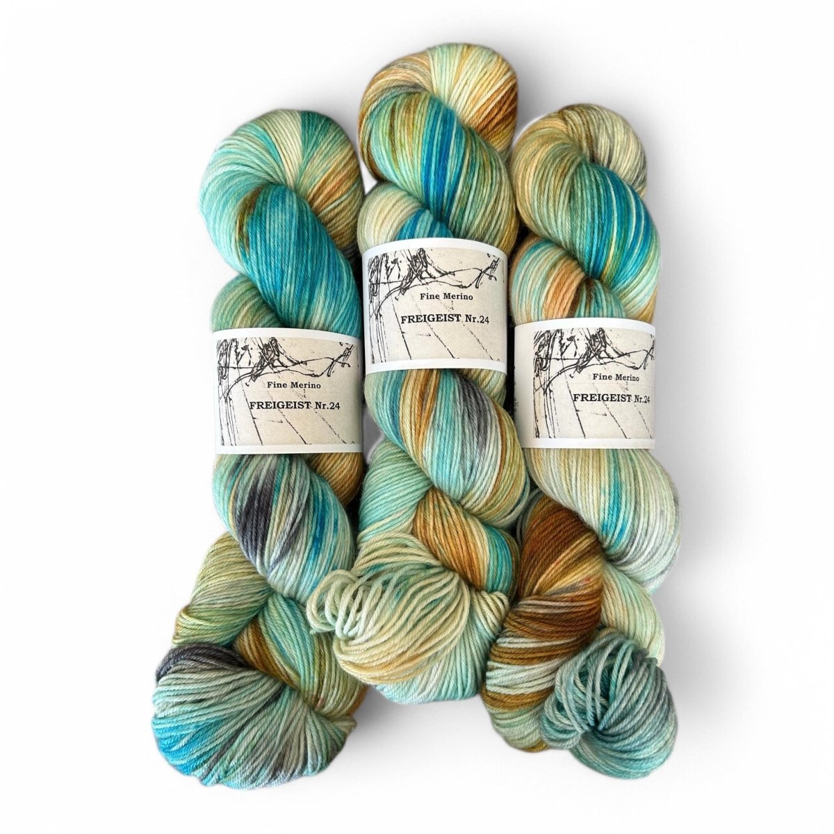 Atelier Franziska Uhl Fine Merino Sock - BONIFAKTUR - Freigeist Nr. 24 - Atelier Franziska Uhl Atelier Franziska Uhl Fine Merino Sock Freigeist Nr. 24