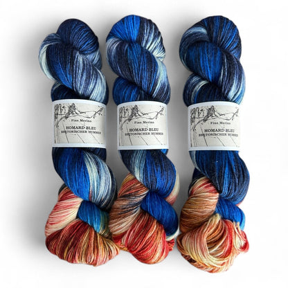 Atelier Franziska Uhl Fine Merino Sock - BONIFAKTUR - Homard Bleu - Bretonischer Hummer - Atelier Franziska Uhl Atelier Franziska Uhl Fine Merino Sock Homard Bleu - Bretonischer Hummer