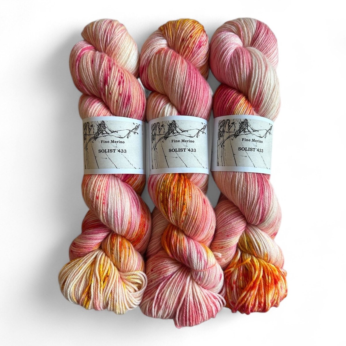 Atelier Franziska Uhl Fine Merino Sock „SOLISTEN“ - BONIFAKTUR - Solist 433 - Atelier Franziska Uhl Fine Merino Sock „SOLISTEN“