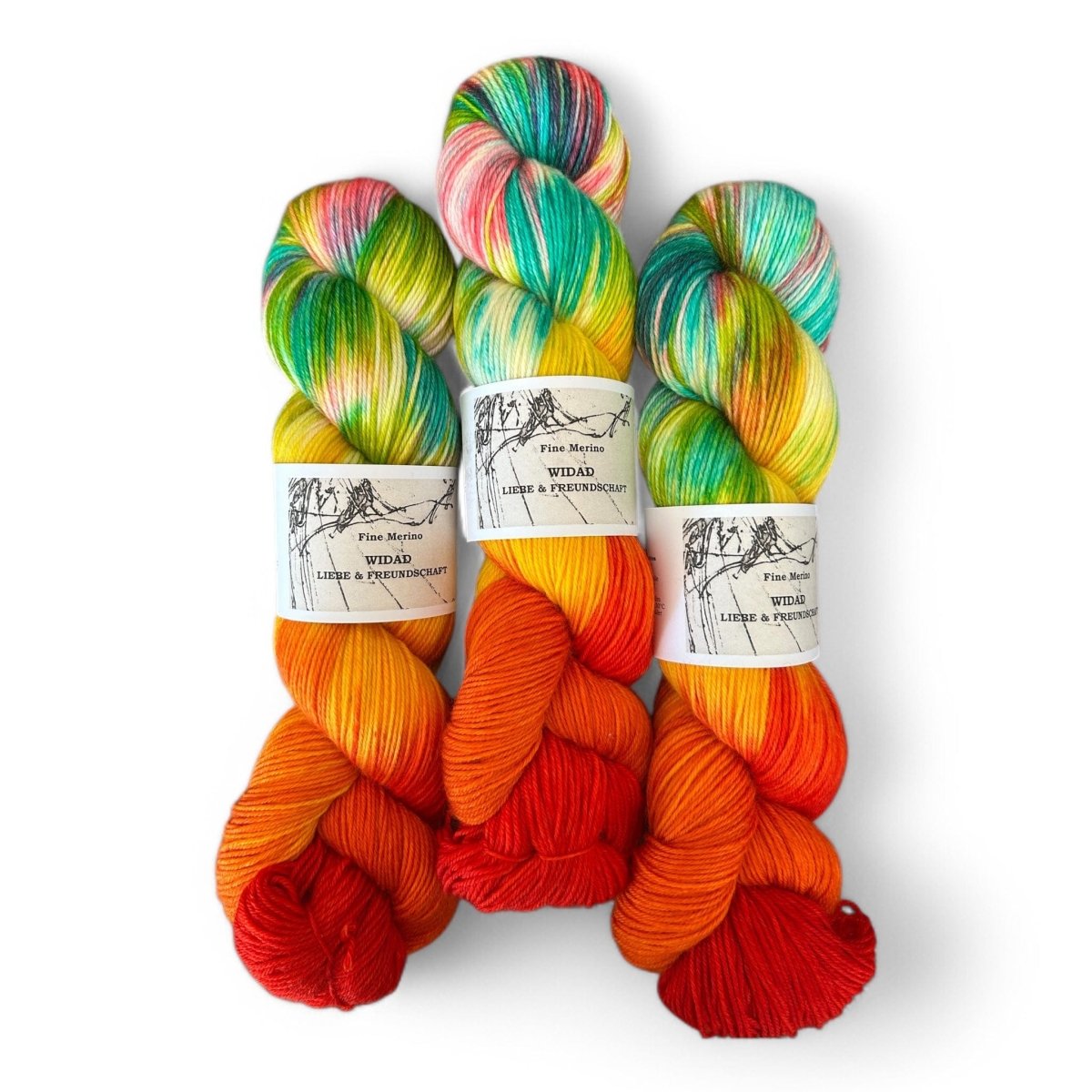 Atelier Franziska Uhl Fine Merino Sock - BONIFAKTUR - Widad - Liebe & Freundschaft - Atelier Franziska Uhl Atelier Franziska Uhl Fine Merino Sock Widad - Liebe & Freundschaft