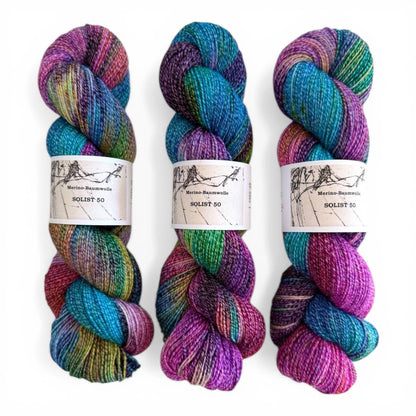 Atelier Franziska Uhl - SOCK MERINO / BAUMWOLLE - FINE COTTON SOCK - BONIFAKTUR - Solist 50 - Atelier Franziska Uhl - SOCK MERINO / BAUMWOLLE - FINE COTTON SOCK