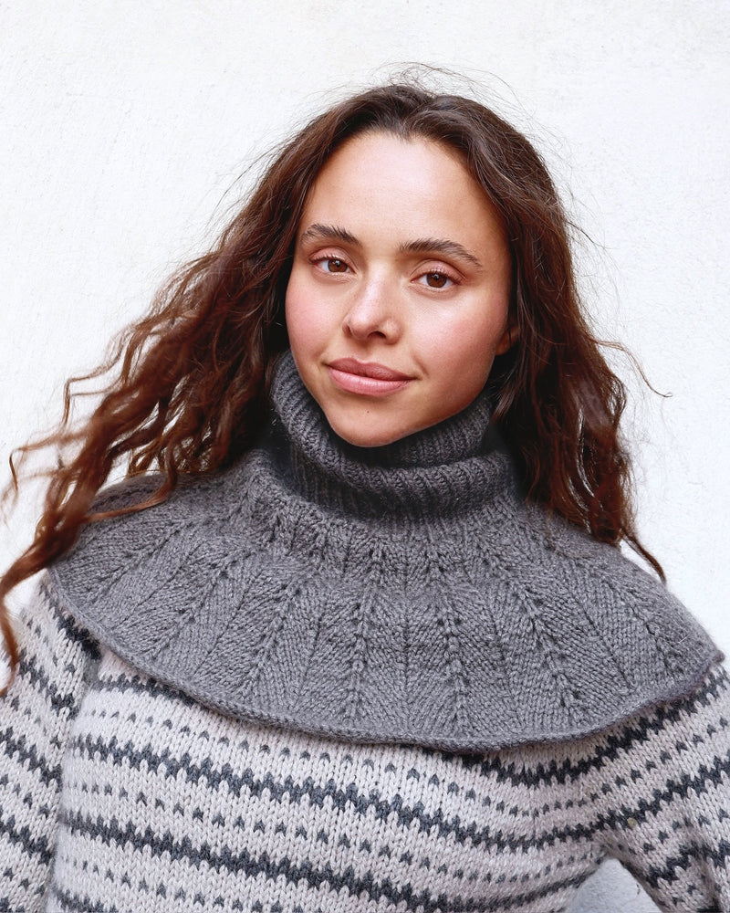 Fern Collar – Strickanleitung & Garnpaket - BONIFAKTUR - Kleinste -Fern Collar – Strickanleitung & Garnpaket