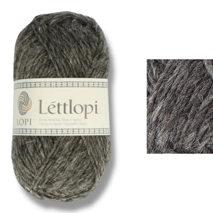 ISTEX LOPI LÉTTLOPI - BONIFAKTUR - 0058 Dark Grey - ISTEX LOPI LÉTTLOPI