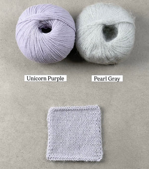 Unicorn Purple avec Pearl Gray