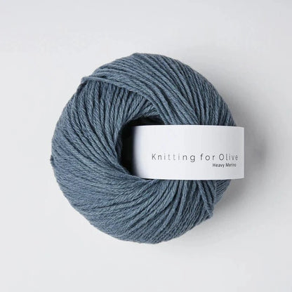 Knitting for Olive Heavy Merino - BONIFAKTUR - Dusty Petroleum Blue - Knitting for Olive Heavy Merino Dusty Petroleum Blue