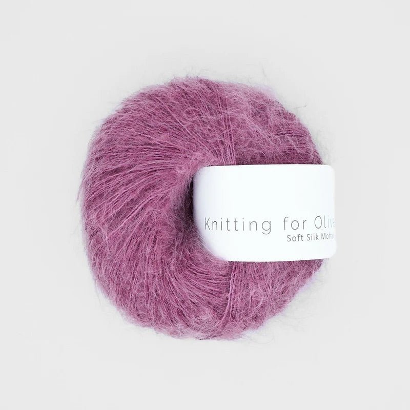 Knitting for Olive SOFT SILK MOHAIR - BONIFAKTUR - Blackberry Ice Cream - Knitting for Olive SOFT SILK MOHAIR