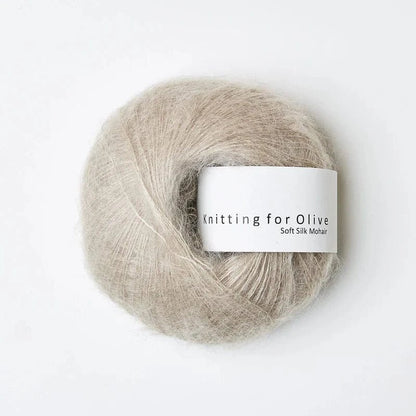 Knitting for Olive Soft Silk Mohair - BONIFAKTUR - Oatmeal - Knitting for Olive Knitting for Olive Soft Silk Mohair Oatmeal