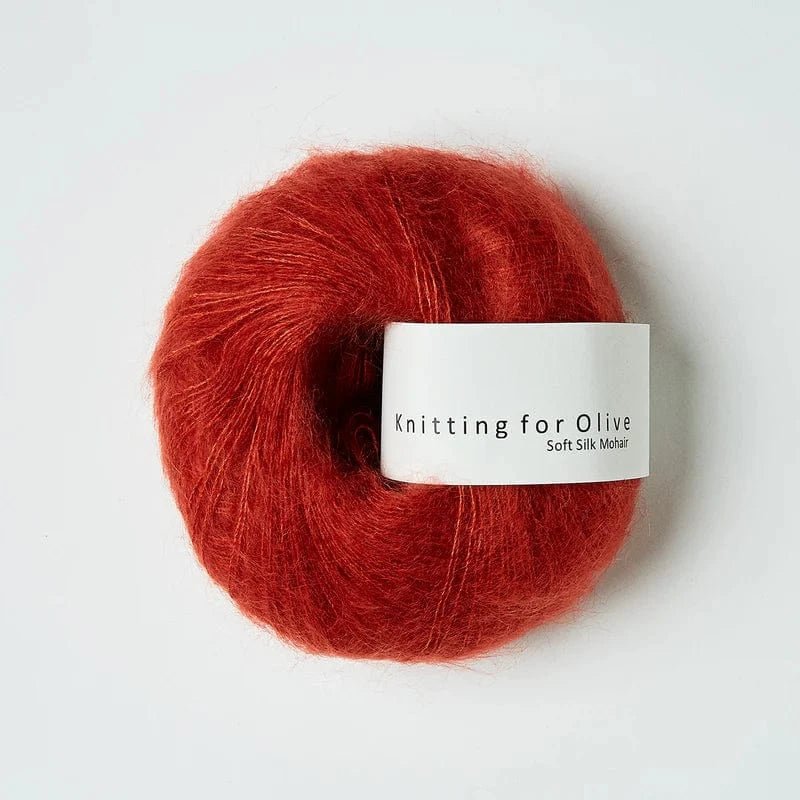 Knitting for Olive Soft Silk Mohair - BONIFAKTUR - Pomegranate - Knitting for Olive Knitting for Olive Soft Silk Mohair Pomegranate