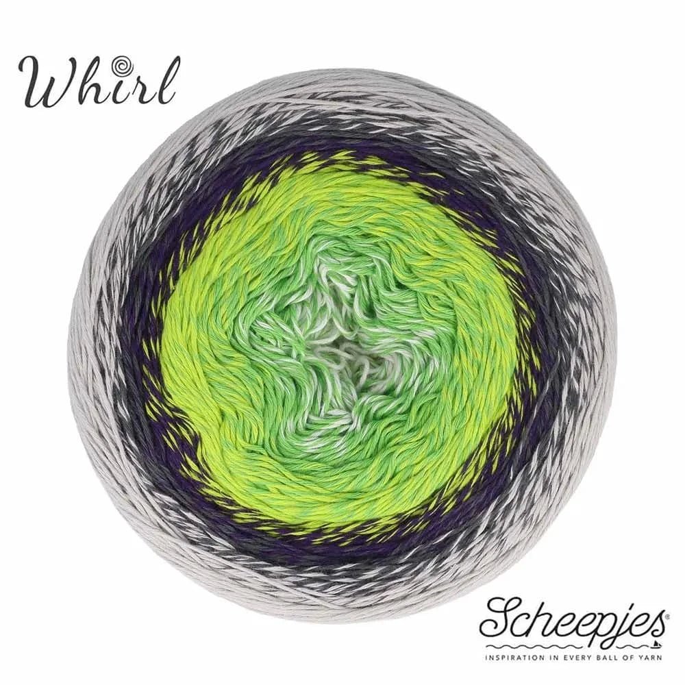 Scheepjes Cotton Whirl - BONIFAKTUR - 704 Pistachio Palette - Scheepjes Scheepjes Cotton Whirl 704 Pistachio Palette