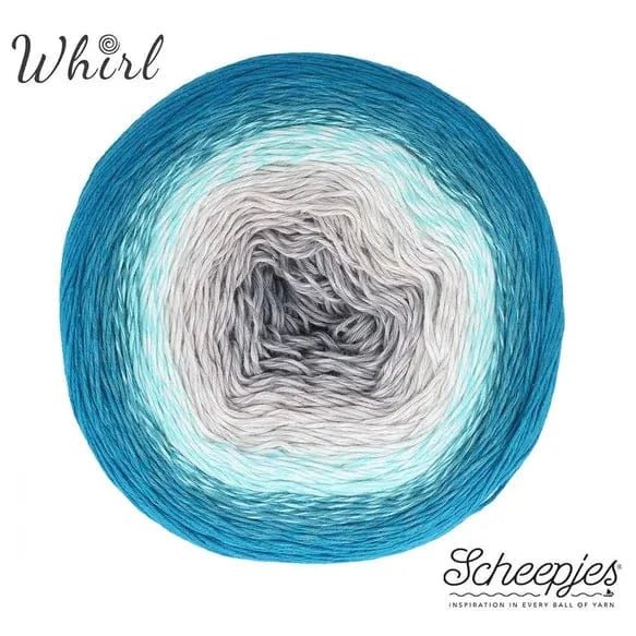Scheepjes Cotton Whirl - BONIFAKTUR - 706 Blueberry Frost - Scheepjes Scheepjes Cotton Whirl 706 Blueberry Frost