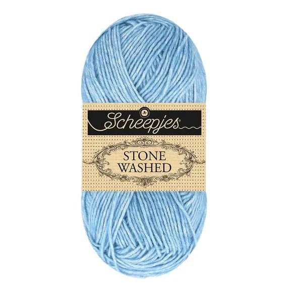Scheepjes Stone Washed - BONIFAKTUR - 845 Royal Azurite - Scheepjes Scheepjes Stone Washed 845 Royal Azurite