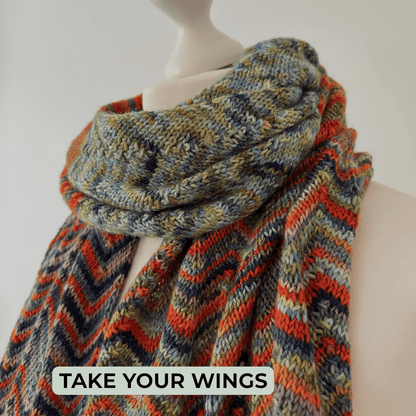 SOMETIMES LIFE ZIGZAGS - BONIFAKTUR - TAKE YOUR WINGS - Atelier Franziska Uhl SOMETIMES LIFE ZIGZAGS